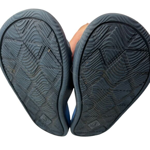 Chaco Sandals Kids Juniors 3 Blue Chillos Slides Slip On Z Straps Outdoor Beach - Picture 14 of 16